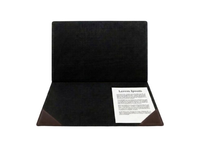 Lavoisier Maroquinier - Sous-main à rabat 60x40 cm en cuir marron - SM802-60