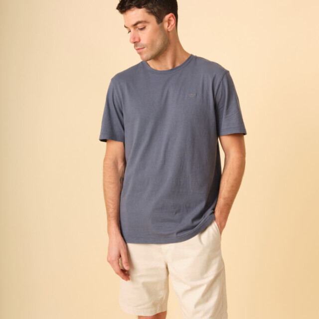 Montlimart - T-SHIRT PRAIRIE BLEU AZUR