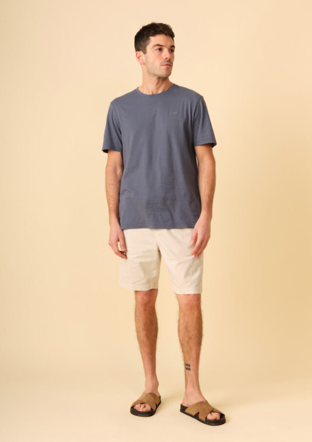 Montlimart - T-SHIRT PRAIRIE BLEU AZUR