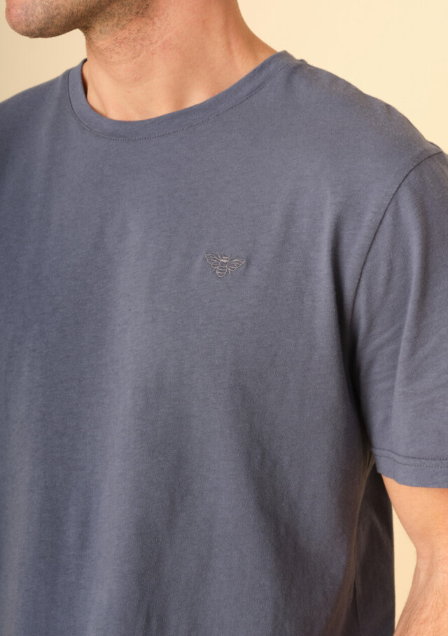 Montlimart - T-shirt Prairie Bleu Azur