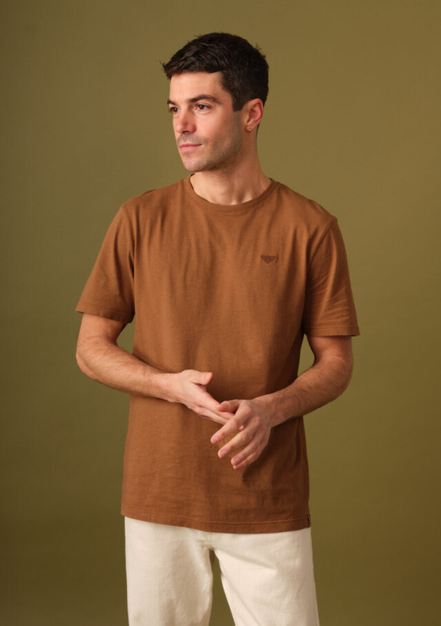 Montlimart - T-SHIRT PRAIRIE CAMEL