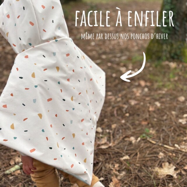 Petit Pote - Poncho de pluie – Taille unique / Vert kaki