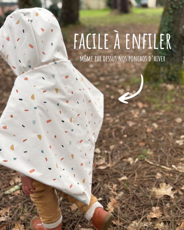 Petit Pote - Poncho de pluie – Taille unique / Vert kaki