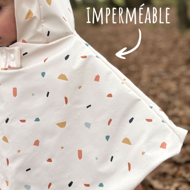 Petit Pote - Poncho de pluie – Taille unique / Vert kaki