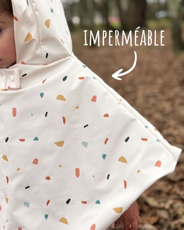 Petit Pote - Poncho de pluie – Taille unique / Vert kaki