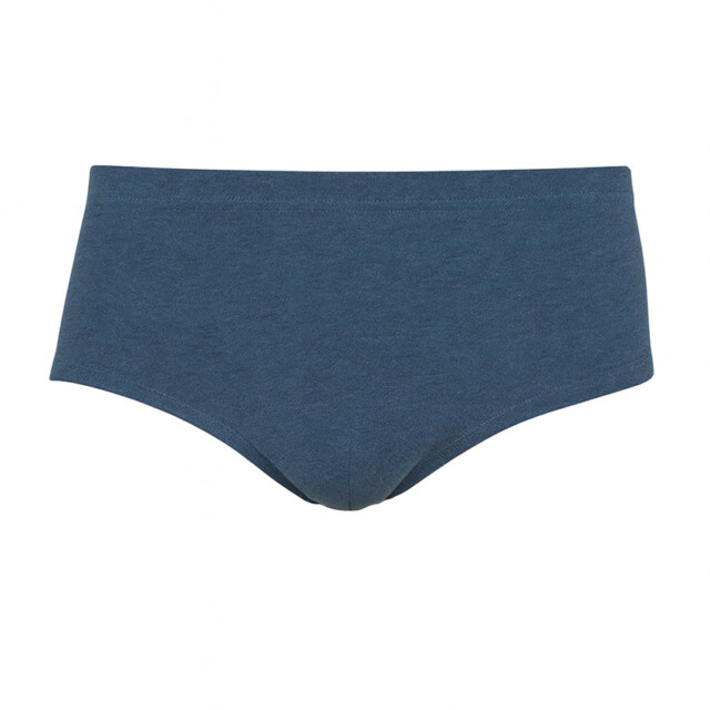 Maison-solfin - Slip homme uni en coton bleu – 5