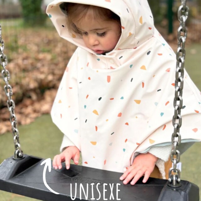 Petit Pote - Poncho de pluie – Taille unique / Vert kaki