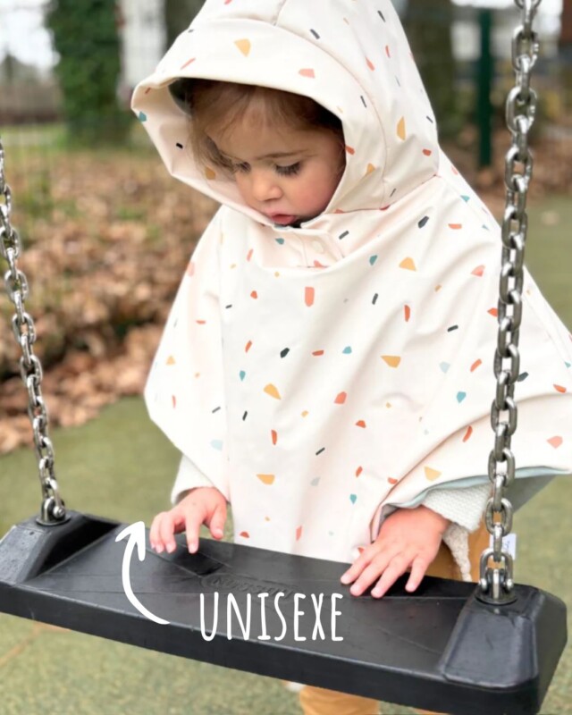 Petit Pote - Poncho de pluie – Taille unique / Vert kaki