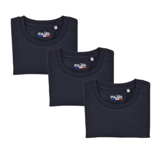 PALÂBA - T shirt noir - Lot de 3 – XXL