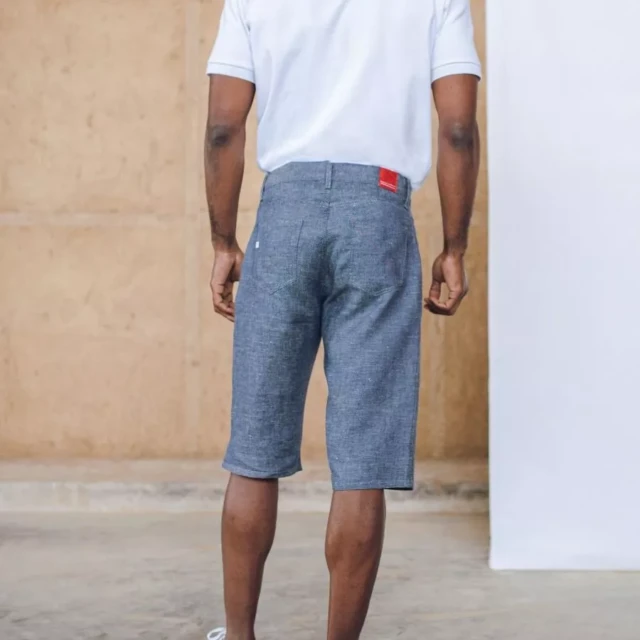 1083 - SHORT LIN DROIT 171N denimoriginal bleu Homme
