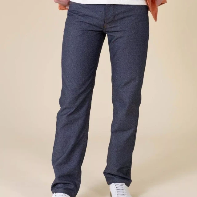1083 - JEANS DROIT 181N INFINI recycle superdenim bleu Homme