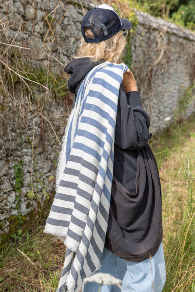 Aux Bains Français - Drap-Serviette de Bain Rayé – Tamarin