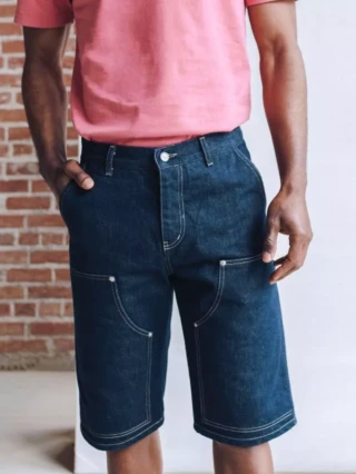 1083 - SHORT DROIT 191N superdenim carde bleu