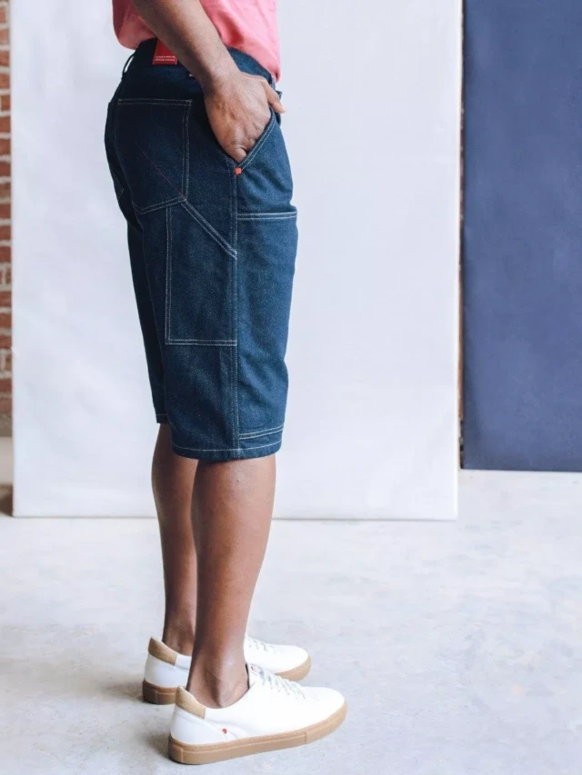 1083 - SHORT DROIT 191N superdenim carde bleu