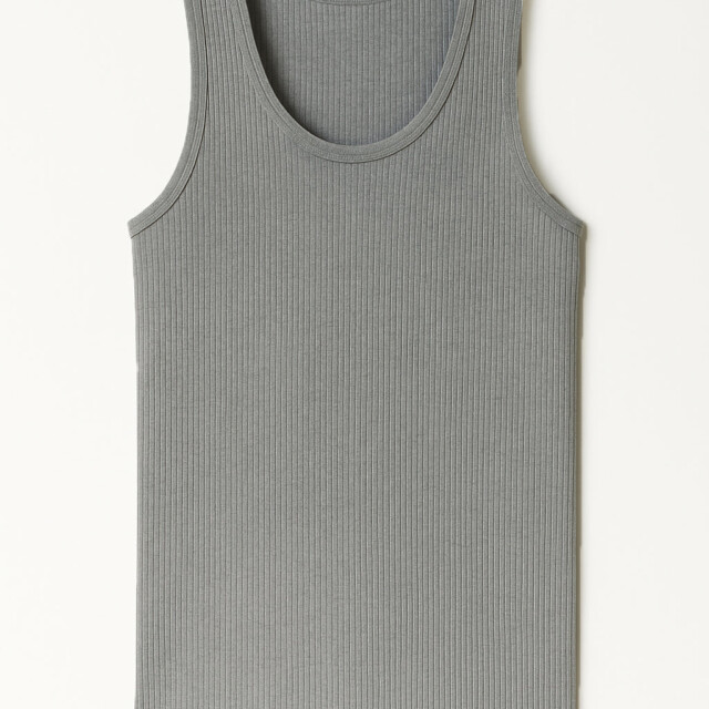 Maison-solfin - Débardeur thermique homme épais en laine gris léger – 4