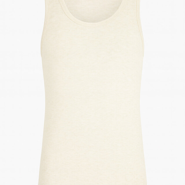 Maison-solfin - Débardeur thermique homme fin laine blanc naturel – 5