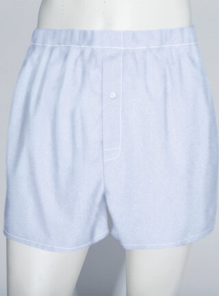 MAISON SOLFIN - Caleçon homme en coton bleu