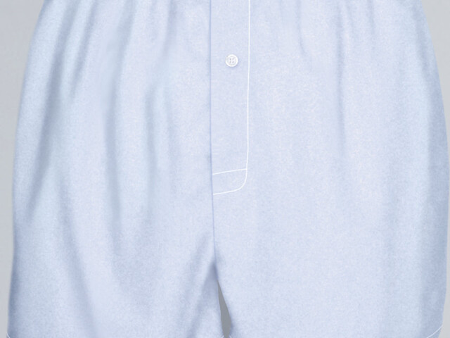 223 BLE 1 calecon homme coton bleu Maison-solfin - Caleçon homme en coton bleu – 4