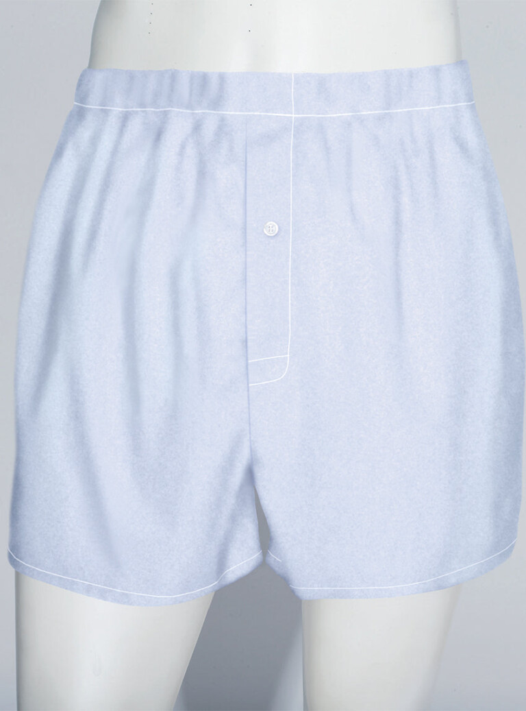 Maison-solfin - Caleçon homme en coton bleu – 4