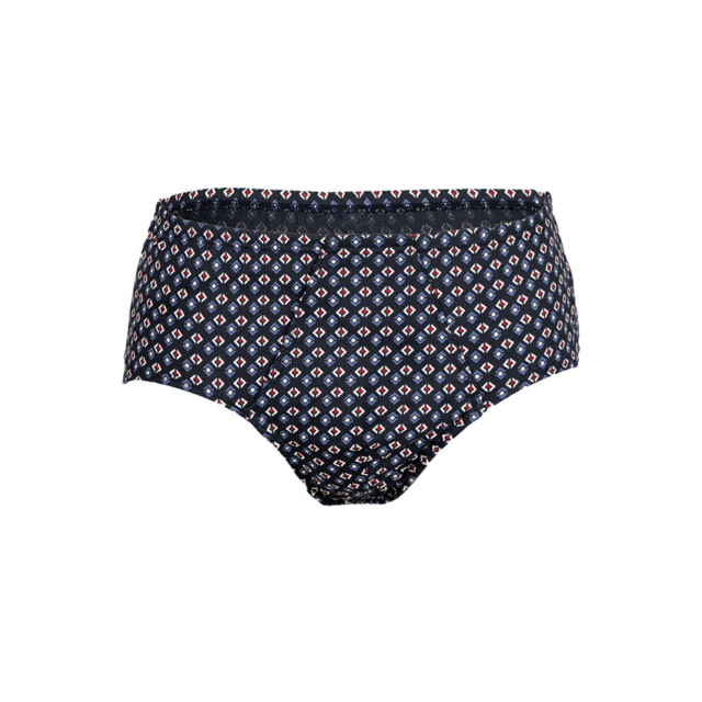 Maison-solfin - Slip homme ouvert en coton imprimé bleu – 6