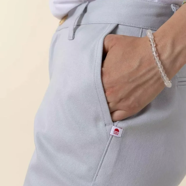 1083 - CHINO AJUSTE 263N coton bio filidenim flex uni bleu glacier Femme