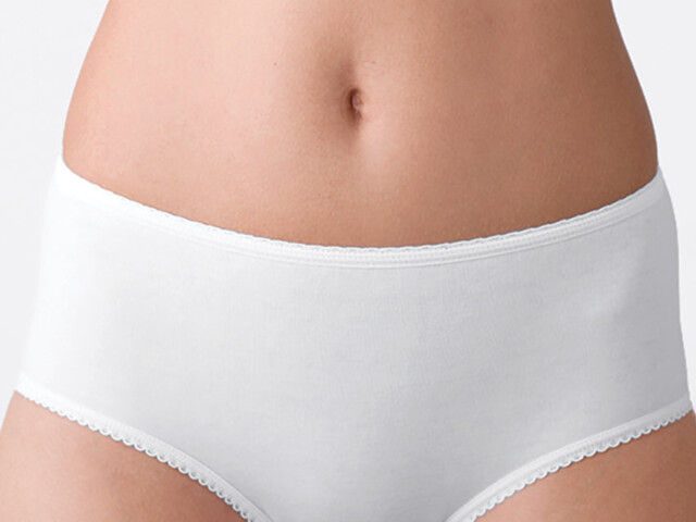 Maison Solfin - Culotte unie femme coton blanc – 52