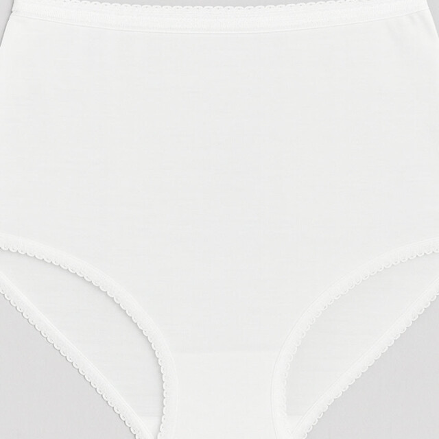 Maison Solfin - Culotte unie femme coton blanc – 52