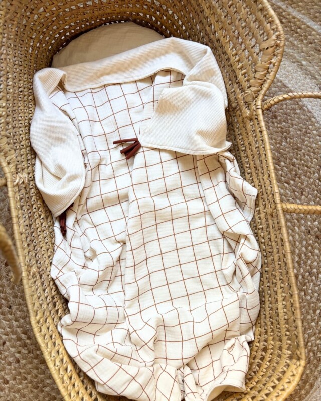Petit Pote - Couverture légère été – Carreaux