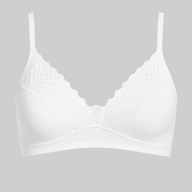 Maison Solfin - Soutien-gorge confort coton blanc – 105E