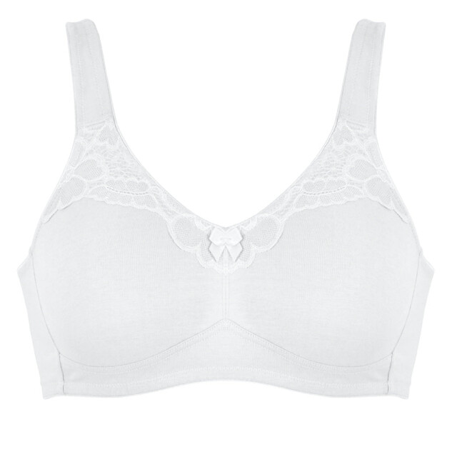 Maison-solfin - Soutien-gorge confort femme blanc sans armatures – 110C