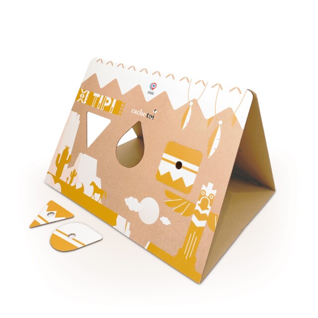 cache-toi - CACHE TOI cabane pliable made in France en carton – TIPI