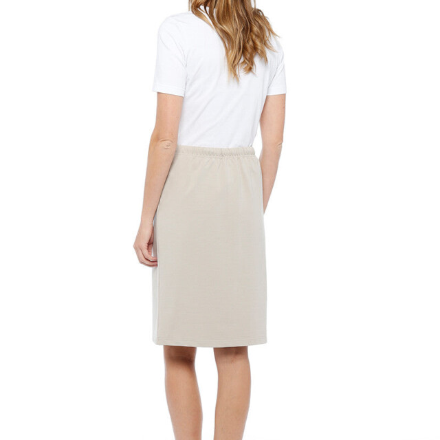 Maison-solfin - Jupe molleton femme beige – 42