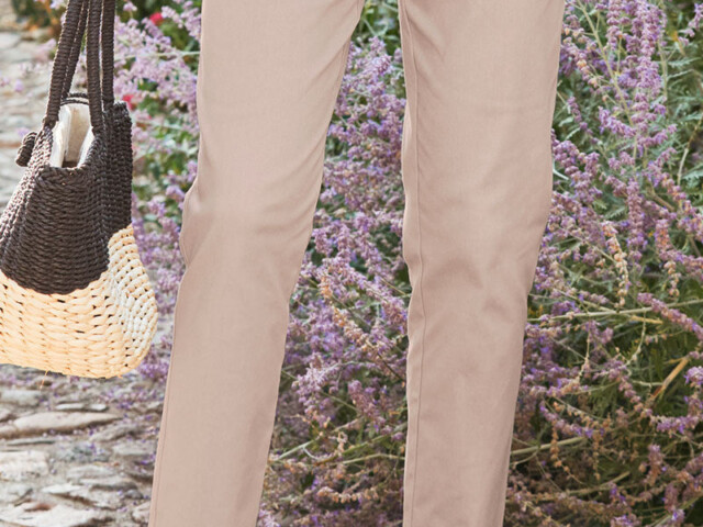 Maison-solfin - Pantalon chino coupe droite coton - BEIGE – 50