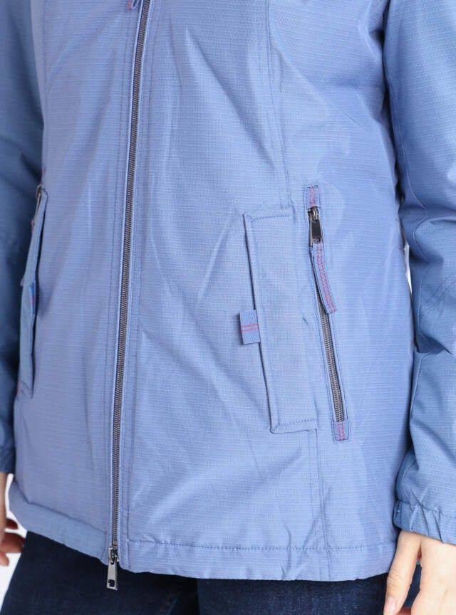Maison-solfin - Parka doudoune femme bleu horizon – 46