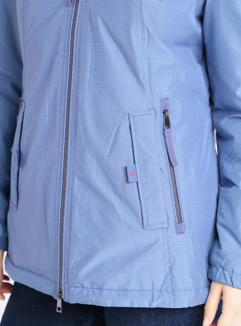 Maison-solfin - Parka doudoune femme bleu horizon – 46