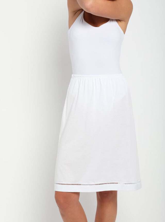 Maison Solfin - Jupon femme en coton blanc – 5