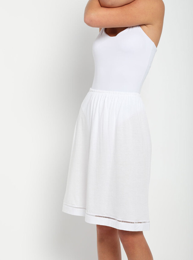 Maison Solfin - Jupon femme en coton blanc – 5