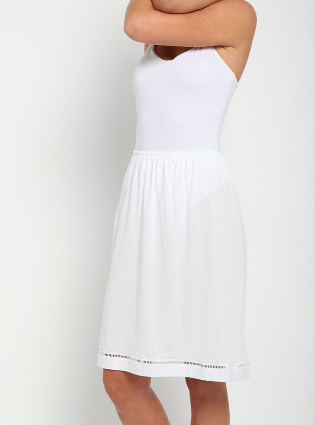Maison Solfin - Jupon femme en coton blanc – 5