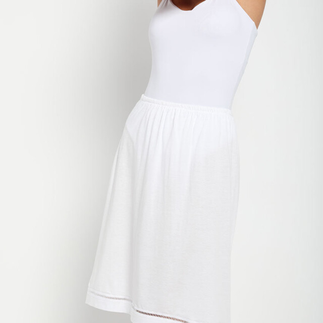 Maison Solfin - Jupon femme en coton blanc – 5