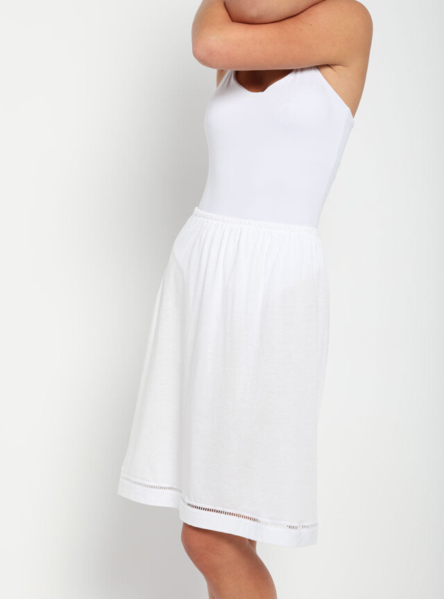 Maison Solfin - Jupon femme en coton blanc – 5