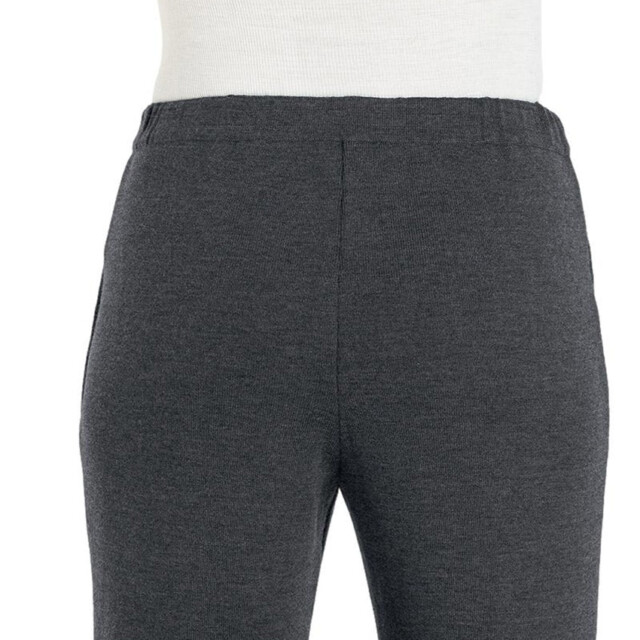 Maison Solfin - Pantalon femme en laine gris anthracite – 54