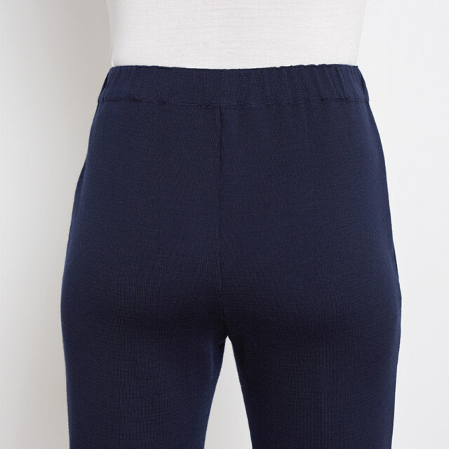 Maison Solfin - Pantalon femme en laine bleu marine – 54