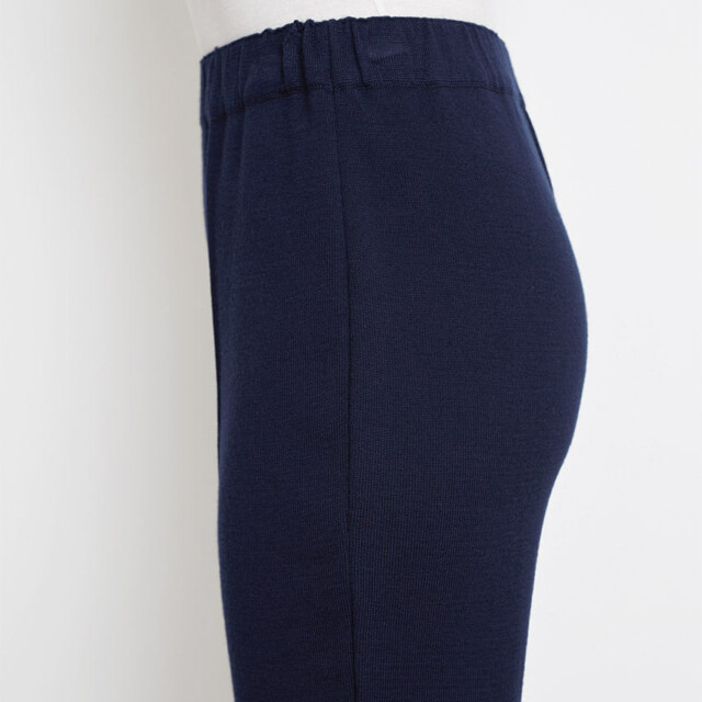 Maison Solfin - Pantalon femme en laine bleu marine – 54