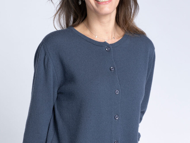5747 gris cendre 10 Maison Solfin - Cardigan femme en cachemire gris cendré – 46