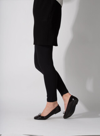 MAISON SOLFIN - Legging extensible femme noir