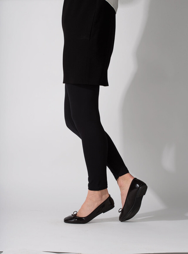 MAISON SOLFIN - Legging extensible femme noir