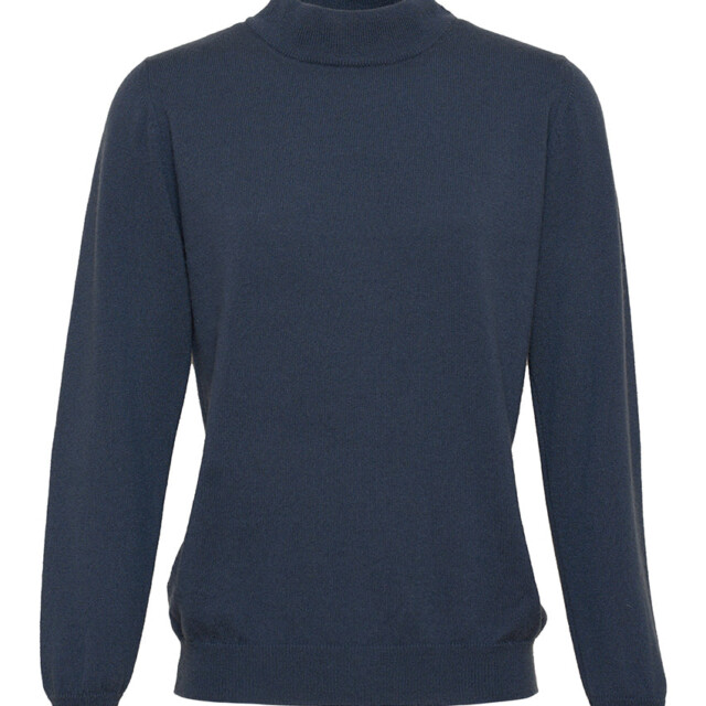 Maison-solfin - Pull col cheminée femme 100% cachemire Gris Cendré – 46