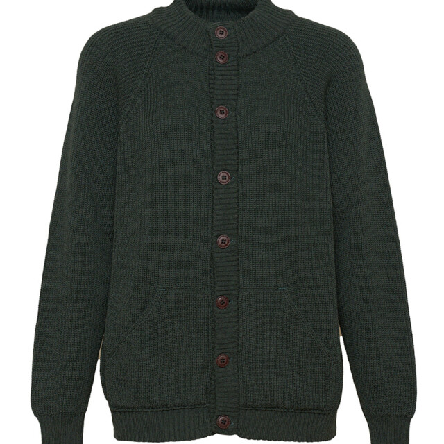 Maison-solfin - Gilet laine homme Vert Chiné – 4