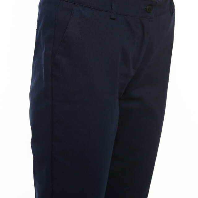 Maison-solfin - Pantalon chino femme en coton bleu marine – 52