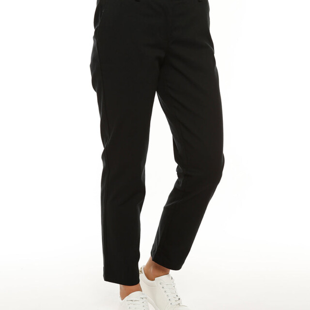 Maison-solfin - Pantalon chino femme en coton noir – 52